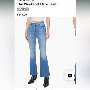 MOTHER The Weekender Layover Wash Jeans